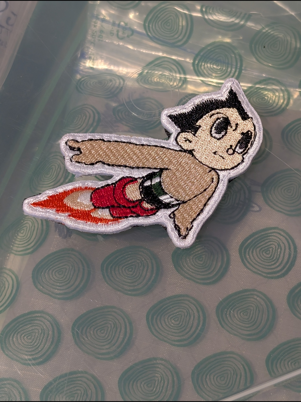 Astro Boy Velcro Patch Embroidered Badge Might Atom New NWOT
